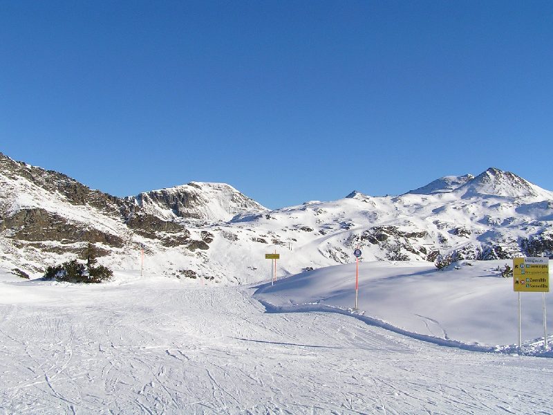 Kilátás a Zentralbahn felső állomásától