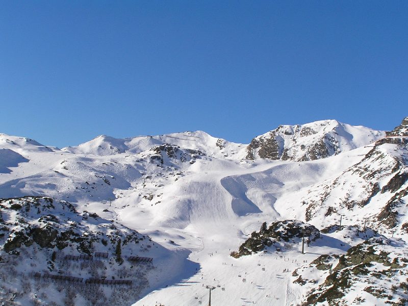 A Schönalm felvonó sípályája