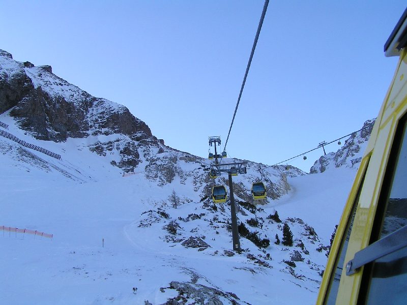 A Zehnerkar kabinos felvonó