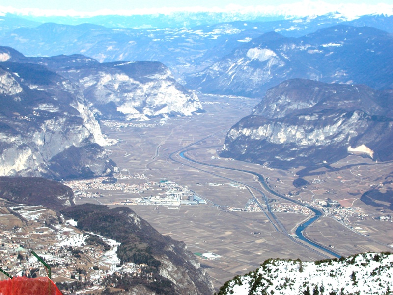 A Brenner autópálya fentről