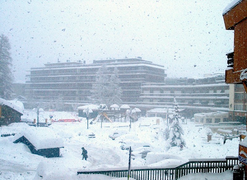 Másnapi hóesés, ami pihenésre késztetett