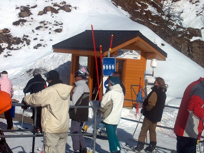 "Gimette" lift alsó állomása