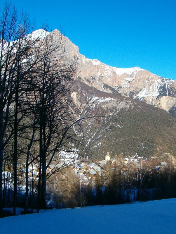 Puy St.Vincent házai felett