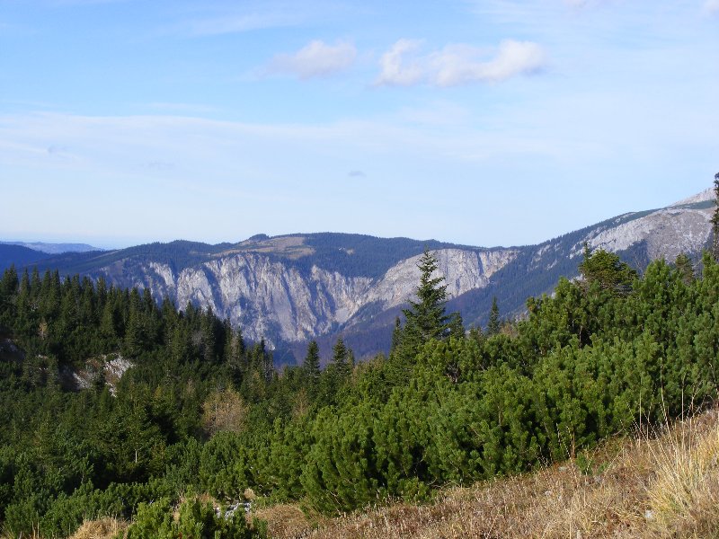Felértünk! Kilátás a Rax-fennsíkról
