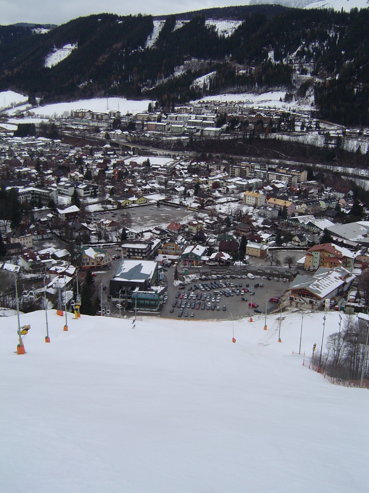 Schladming esőben