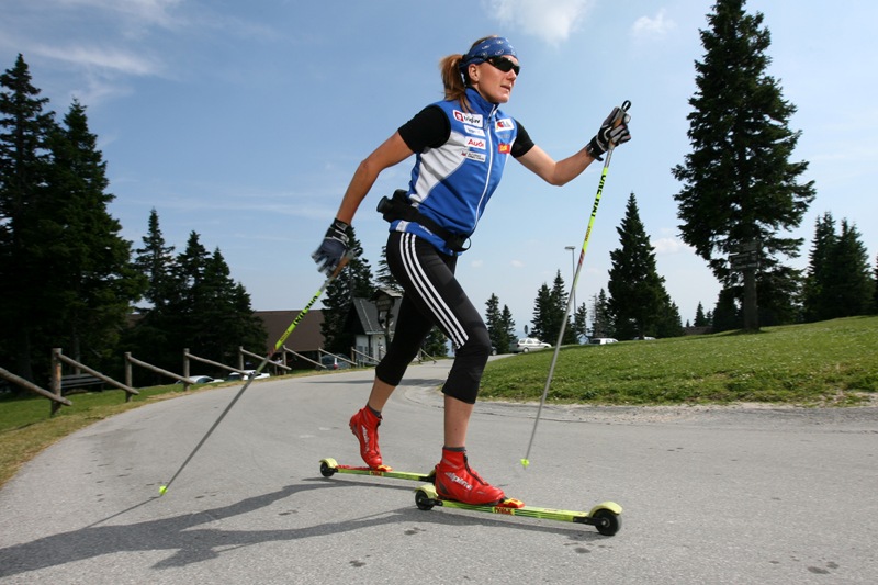 Nyári síelés Roglán - görsí / rollka / síroller