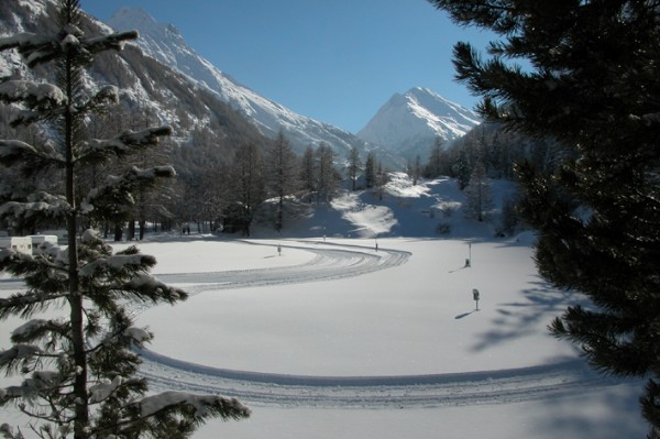 Sífutópálya a Saas völgyében