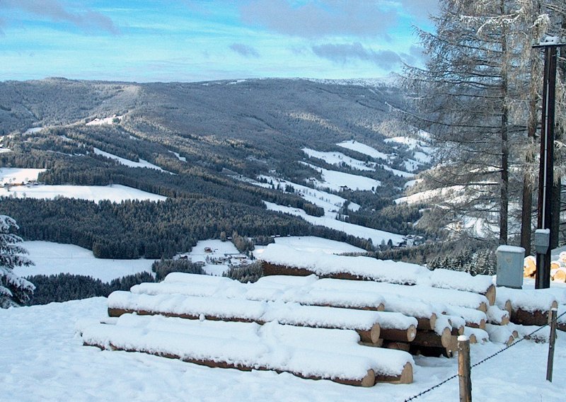 Kilátás St.Hemma-ról a Hirschegg-i völgybe