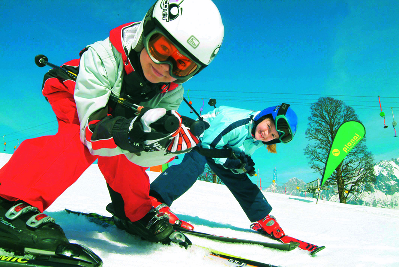 Rengeteg gyermek tanult meg itt síelni