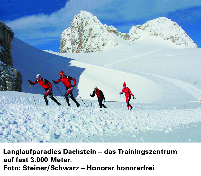 Sífutópályák a Dachstein-gleccseren 3000 méteres magasságban