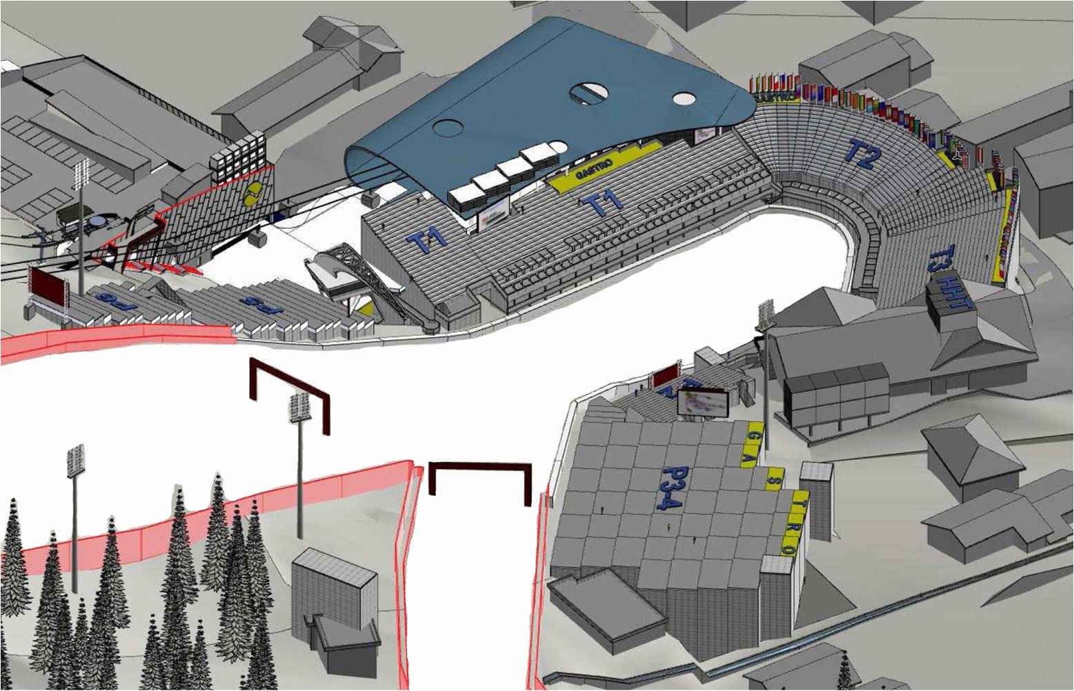 A tervezett célegyenes