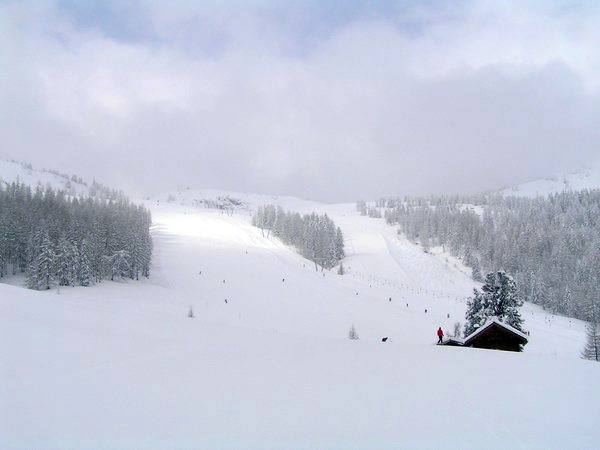 Kilátás a Mitterhaus Alm-tól