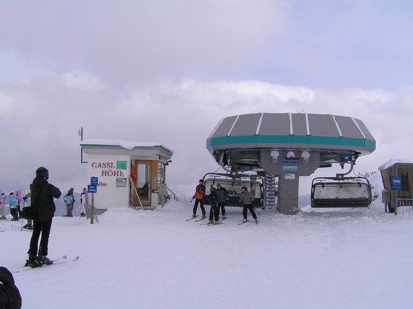 Reiteralm Gasslhöhe hatos ülolift felso állomása