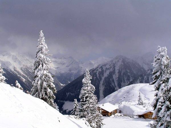 Hochwurzen szánkópálya részlete