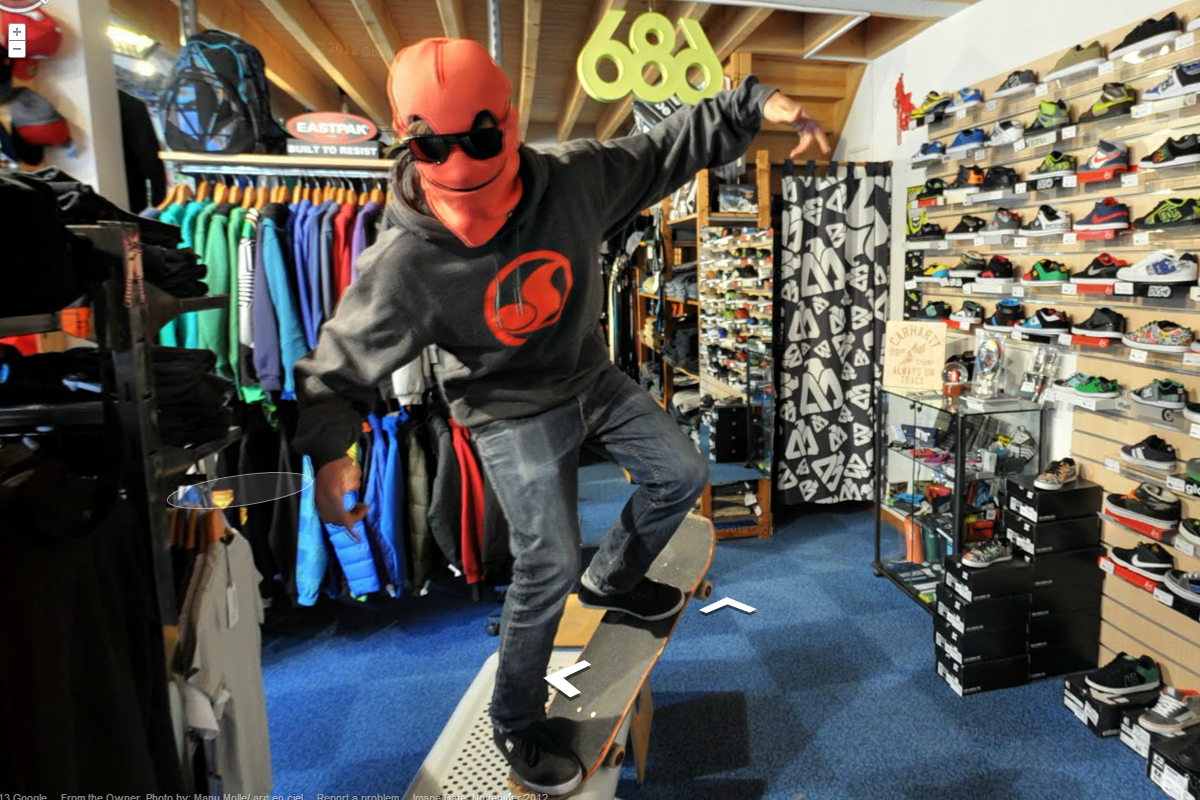 Egy eltévedt deszkás