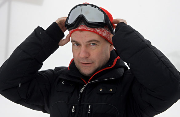 Medvegyev az államfői posztról ad kellő hátszelet a sísportnak.