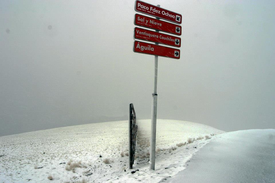 Az idei első havazás a spanyol Sierra Nevada síterepén