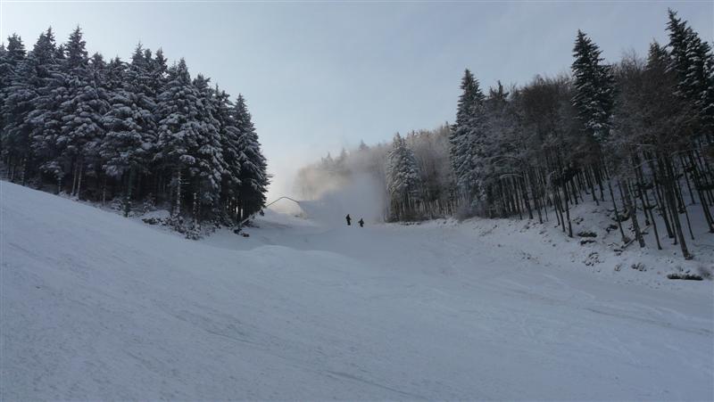 Síszezon nyitás Skalka Turček - 2009. dec. 19.,   -17C