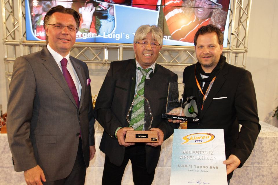 A legnépszerűbb Aprés-Ski bár, Luigi´s Turbo Bar képviselői