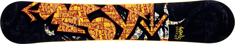 Atomic  Vantage lap: Középkategóriás snowboard all-mountain lap kezdők és középhaladók részére. 3 fokos kantni szög a könnyebb fordulásokhoz.