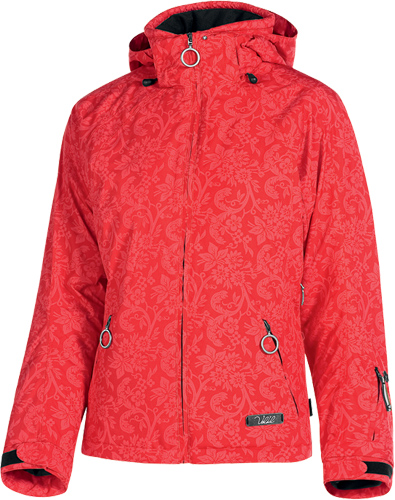 Völkl Flora kabát  Női síkabát. Microfibre anyag. 10 000mm vízállóság, 10 000 g lélegzőképesség. Levehető kapucni. Polár bélésű gallér.