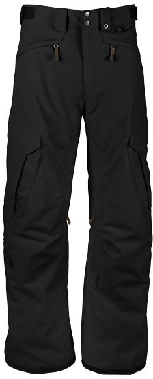 The North Face M Monte Cargo nadrág  Férfi sí, illetve snowboard nadrág. Oldalzsebes. HyVent 2 rétegű anyag. Tépőzárral állítható derékbőség. A nadrág szárán zippzáras szellőző.