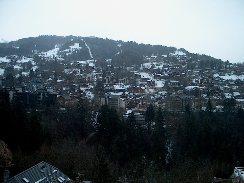 Szemben a napi kezdő felvonónk nyomvonala