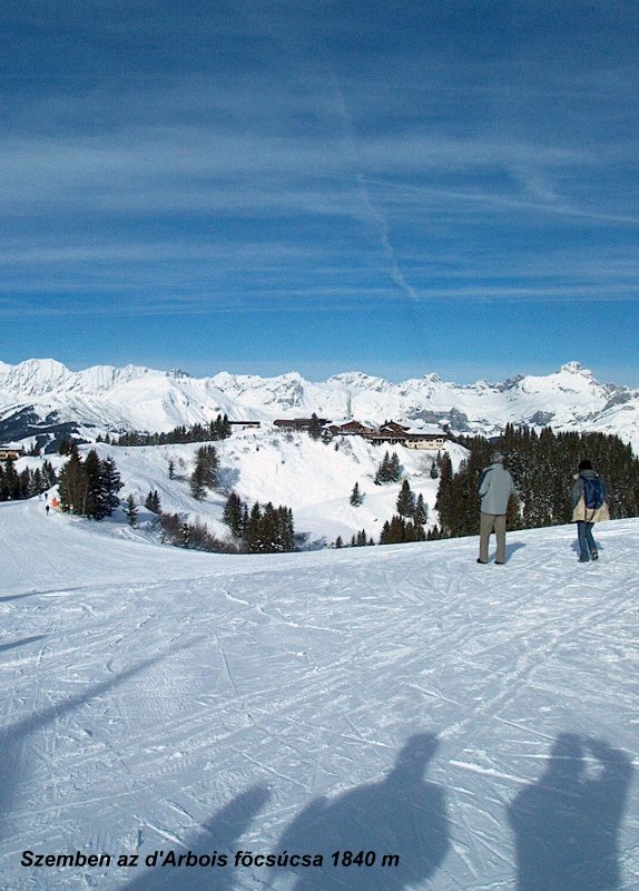 Freddy-ről balra lefelé a Mt.Joux felé