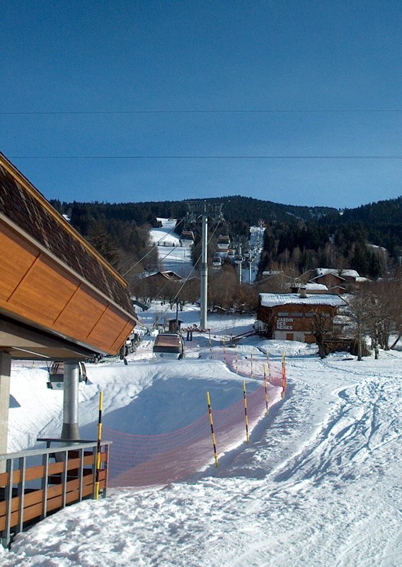 Megeve-ből hazafélé az Arbois lift