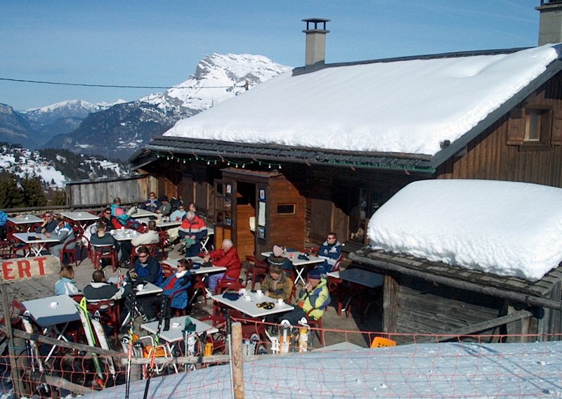 "Forestier Chalet" a "Jadrin" felvonó tetején