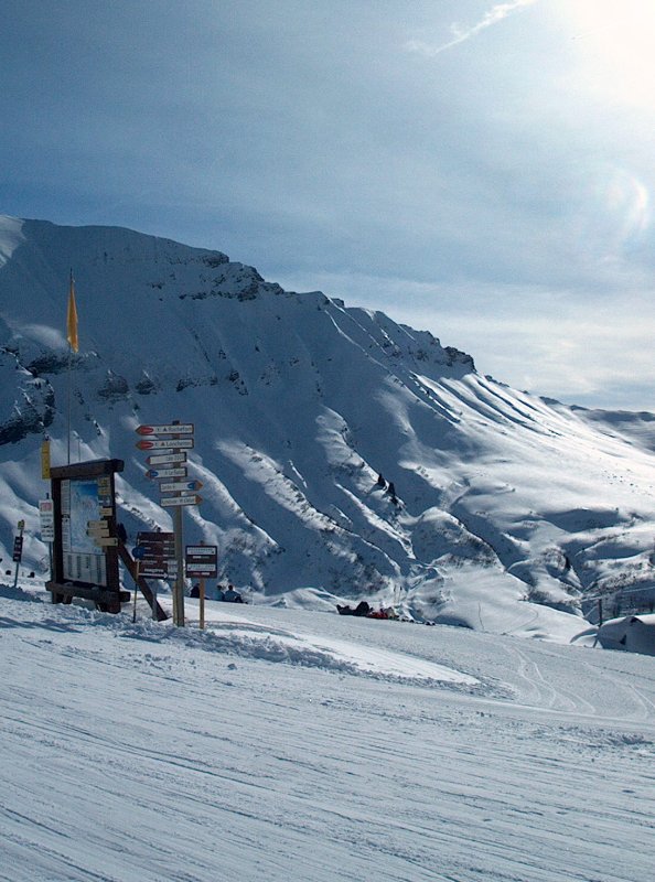 Pré Rosset gerincen, útban a Cote-re