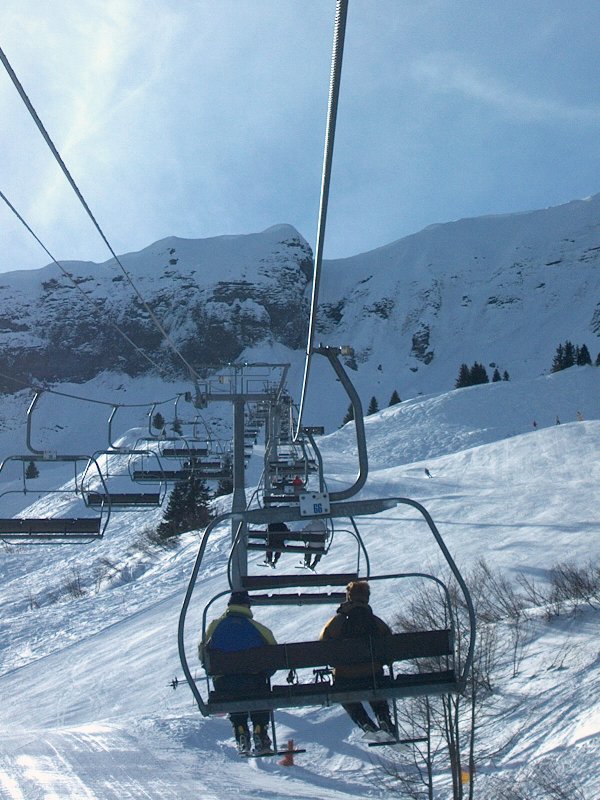 Radaz felvonó a Kote felé