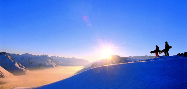 Snowboardosok Andermatt-ban