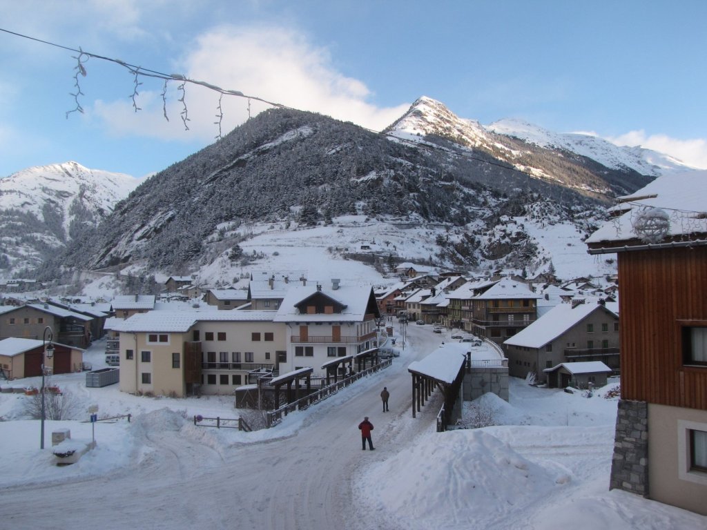 Termignon az apartmanunk erkélyéről