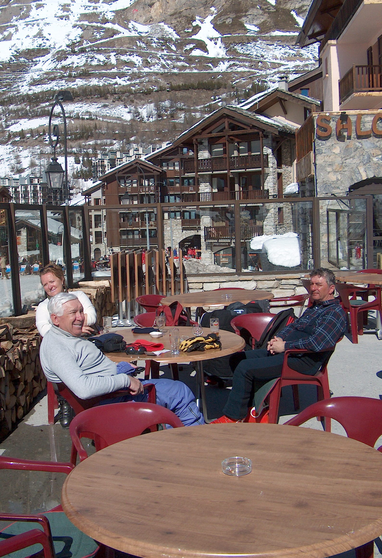 Pihenő és napkúra Val d'Isere-ben