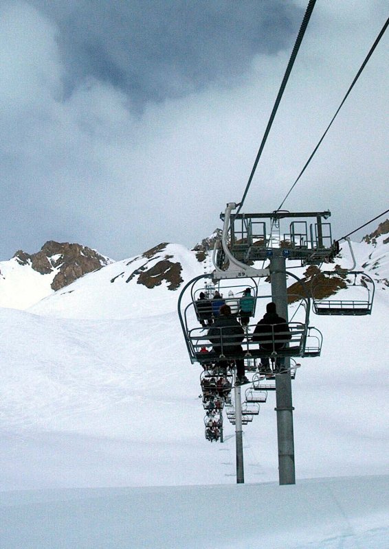 Claret-ből a Fresse-hágóba menő felvonó
