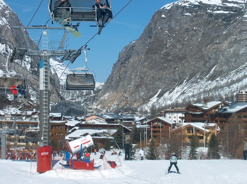 Val d'Isere központja