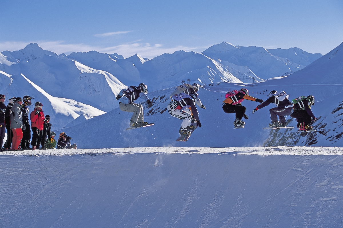 Boardercross verseny Söldenben