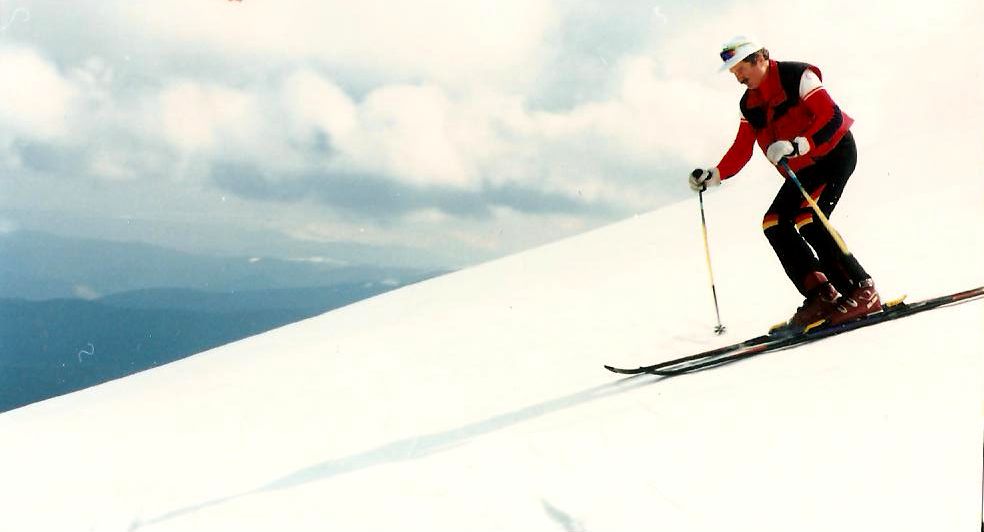 Tavaszi sízés a Párengon a nyolcvanas évek elején_2.