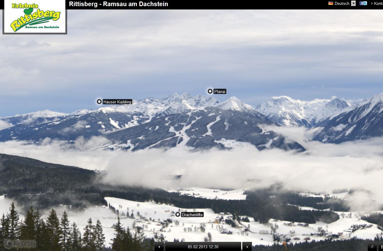 Ilyen köd volt a szemközti hegy webkamerájáról nézve