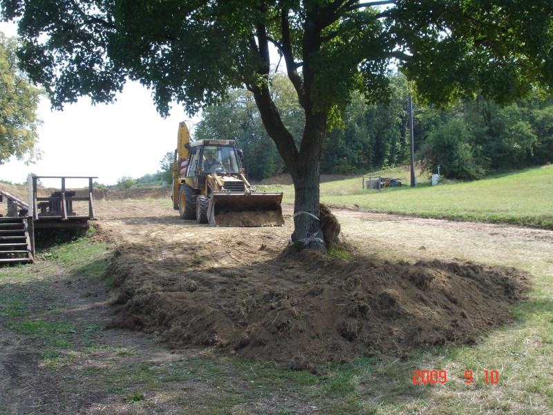 Bébi pálya tereprendezése