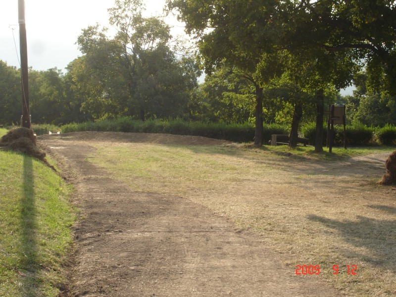 Bébi pálya alsó része rendezetten