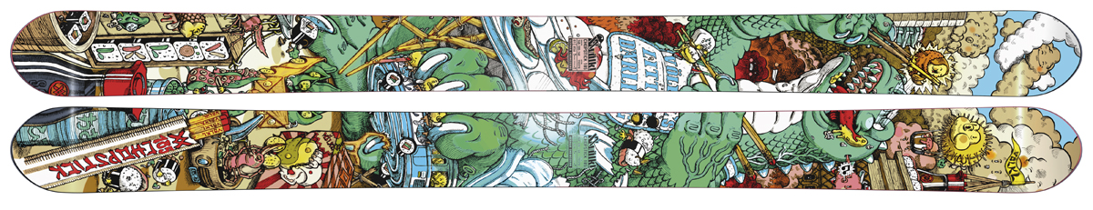 Völkl Chopstick Freestyle síléc - High Rocker 5 technológiával.