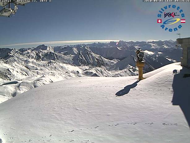 Ischgl síterepe szeptember elsején