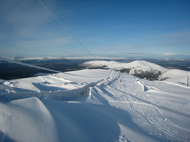 CairnGorm (Skócia) - Ciste Fairway pálya mostanában - 1245 méteren