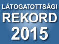 Látogatottsági rekordokat értünk el 2015-ben!