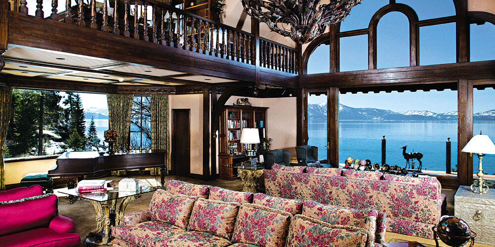 Lake Tahoe: ház panorámával