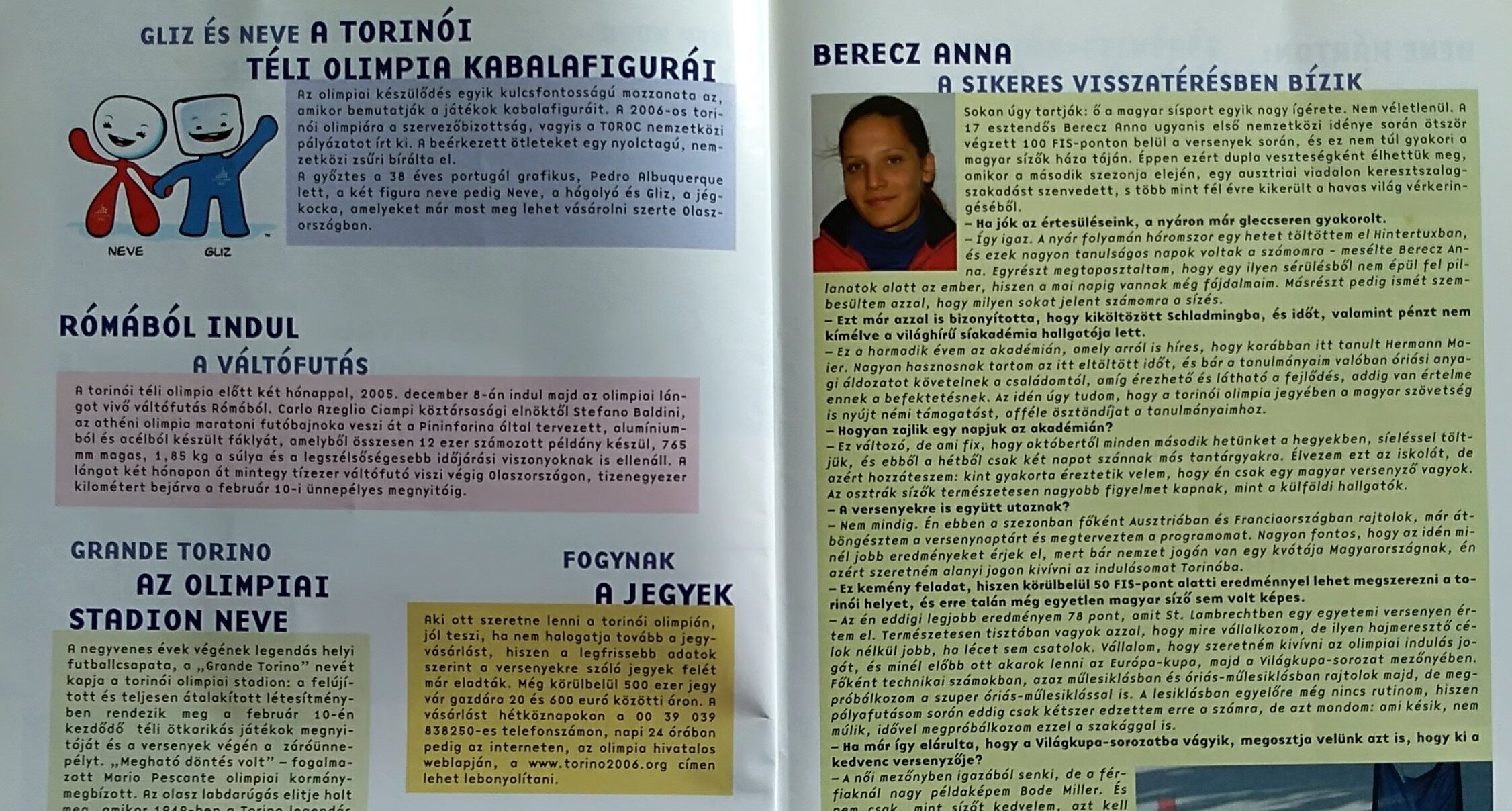 A Símánia magazin cikke