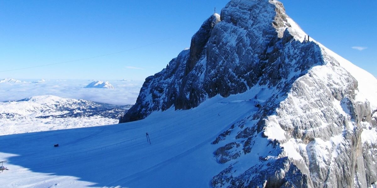 Sípálya a Dachstein gleccseren