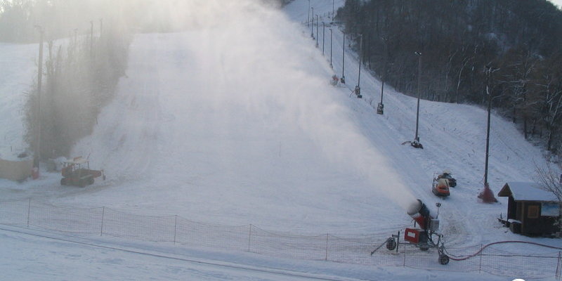 Webkamera: hóágyúzás ma délelőtt